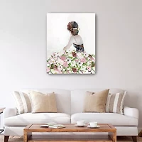 Floral Contemplation II Canvas Art