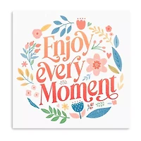 Lumaprints Enjoy Every Moment Canvas Art