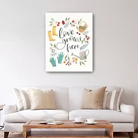 Life Full Bloom II Canvas Art