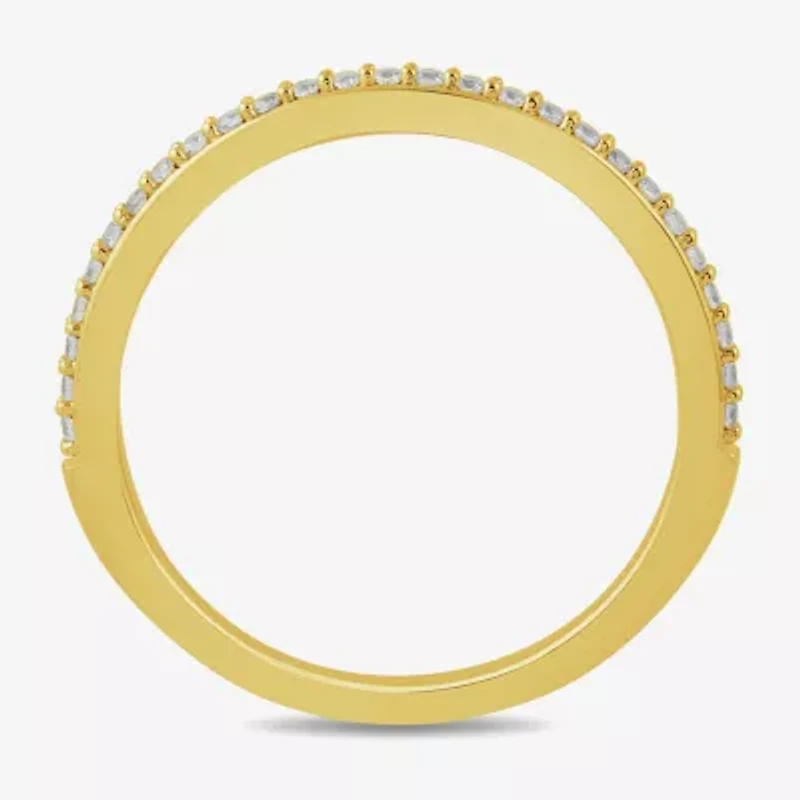 (G / Si2) Womens 3/4 CT. T.W. Lab Grown White Diamond 14K Gold Over Silver Oval Side Stone Halo Bridal Set