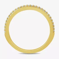 (G / Si2) Womens 3/4 CT. T.W. Lab Grown White Diamond 14K Gold Over Silver Oval Side Stone Halo Bridal Set