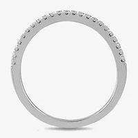 (G / Si2) Womens 1 CT. T.W. Lab Grown White Diamond Sterling Silver Side Stone Wedding Bridal Set