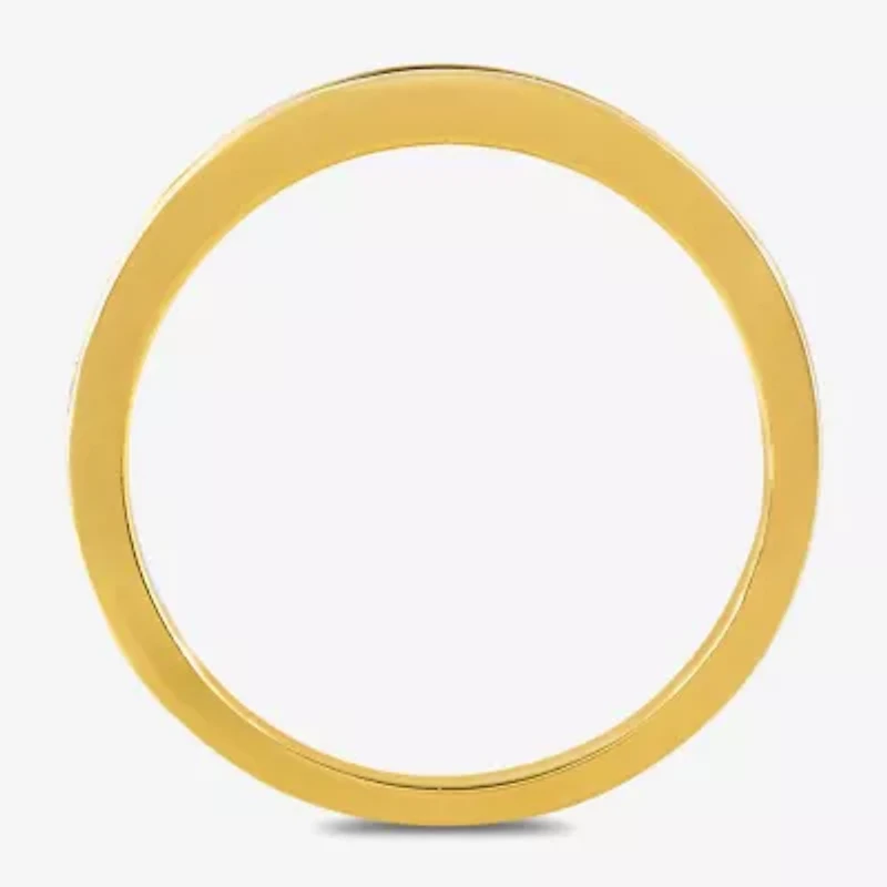 (G / Si2) Womens 3 CT. T.W. Lab Grown White Diamond 10K Gold Round Side Stone Halo Bridal Set