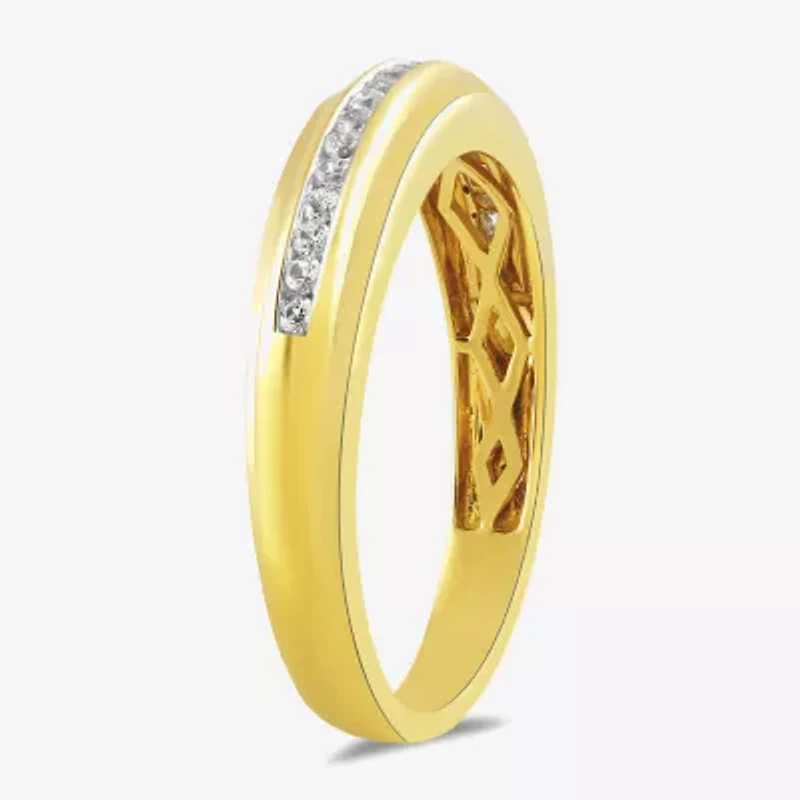 Womens 1 CT. T.W. Lab Grown White Diamond 14K Gold Over Silver Wedding Bridal Set
