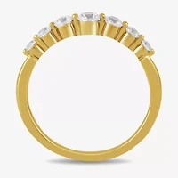 Womens 1/2 CT. T.W. Lab Grown White Diamond 10K Gold Anniversary Wedding Band