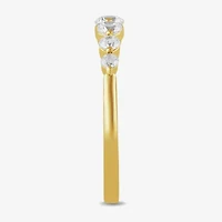 Womens 1/2 CT. T.W. Lab Grown White Diamond 10K Gold Anniversary Wedding Band