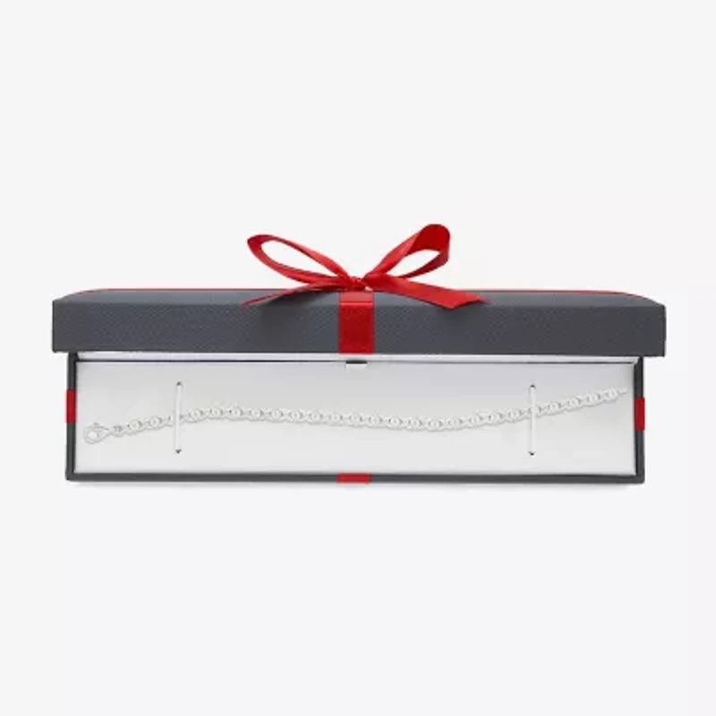 Womens 1/10 CT. T.W. Natural White Diamond Sterling Silver 7.5 Inch Tennis Bracelet