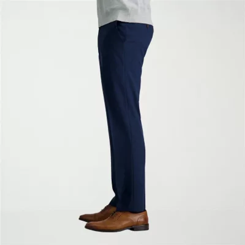 Haggar Premium Comfort Mens Straight Fit Dress Flat Front Pant