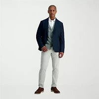 Haggar Smart Wash Mens Slim Fit Easy Care Long Sleeve Dress Shirt