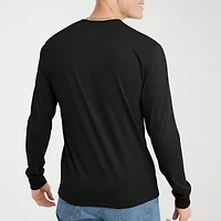 Hanes Lightweight Mens Crew Neck Long Sleeve Active T-Shirt