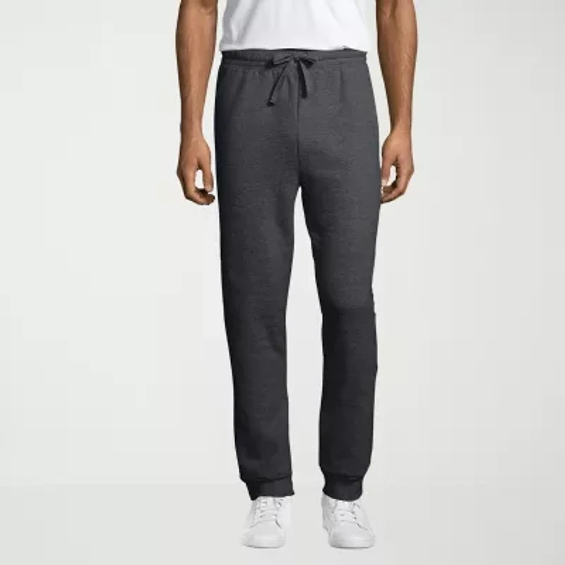 Hanes Ecosmart Mens Cuffed Regular Fit Fleece Sweatpant
