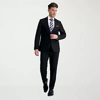 Haggar Smart Wash With Repreve Mens Stretch Fabric Slim Fit Suit Jacket