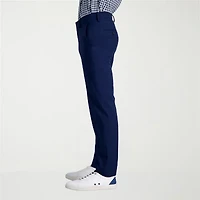 Haggar Smart Wash Tech Suit Mens Comfort Waistband Slim Fit Flat Front Pant