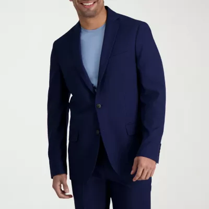 Haggar Smart Wash Tech Suit Mens Stretch Fabric Slim Fit Suit Jacket