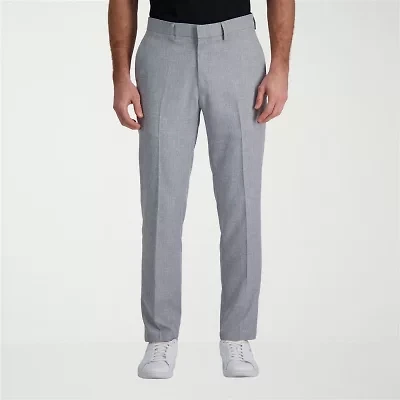 Haggar Smart Wash With Repreve Mens Slim Fit Flat Front Dress Pant