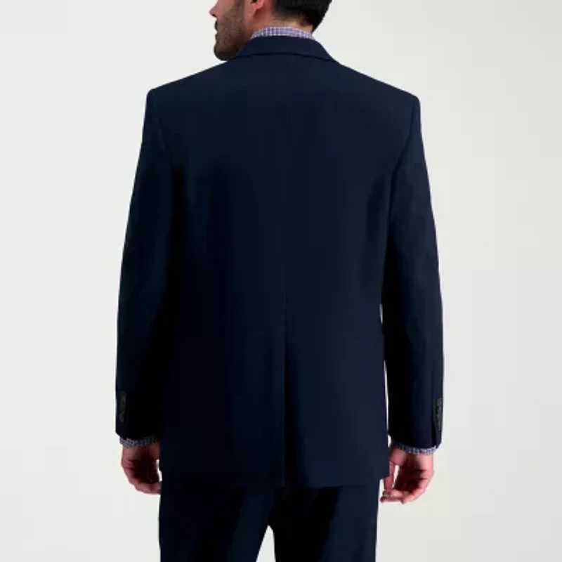 Haggar JMH Herringbone Mens Stretch Fabric Classic Fit Suit Jacket