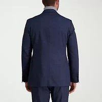 Haggar JMH Tailored Windowpane Mens Stretch Fabric Classic Fit Suit Jacket
