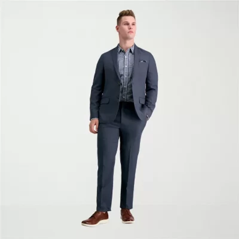 Haggar Smart Wash Mens Stretch Fabric Slim Fit Suit Jacket