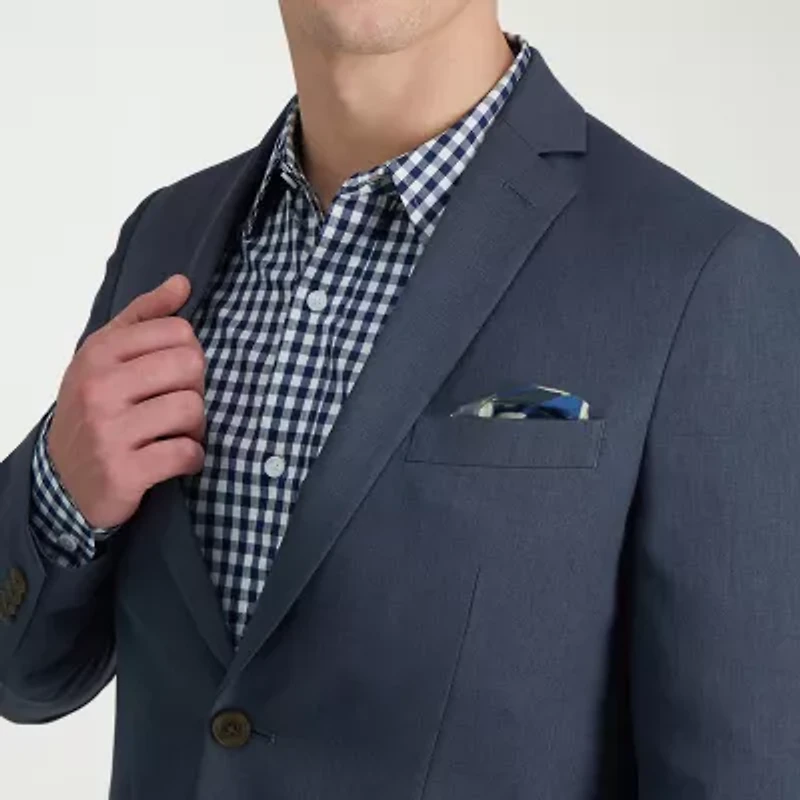 Haggar Smart Wash Mens Stretch Fabric Slim Fit Suit Jacket