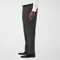 Haggar JMH Premium Stretch Sharkskin Mens Big Fabric Classic Fit Flat Front Suit Pant
