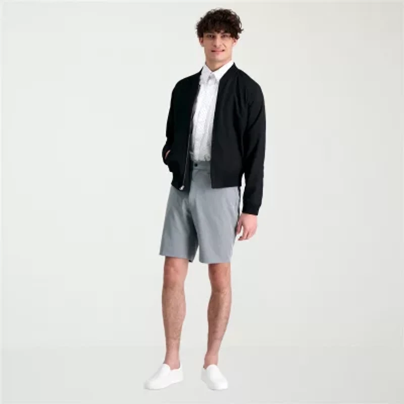 Haggar Stretch Gabardine Mens Lightweight Bomber Jacket