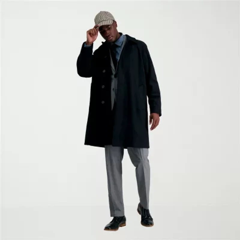 Haggar Twill Mens Midweight Overcoat