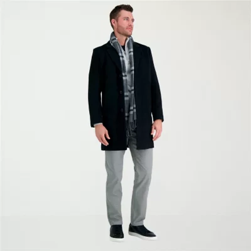 Haggar Premium Mens Lightweight Topcoat Coat