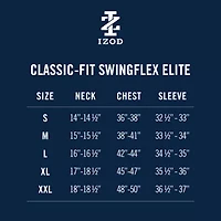 IZOD Swingflex Elite Mens Regular Fit Short Sleeve Polo Shirt