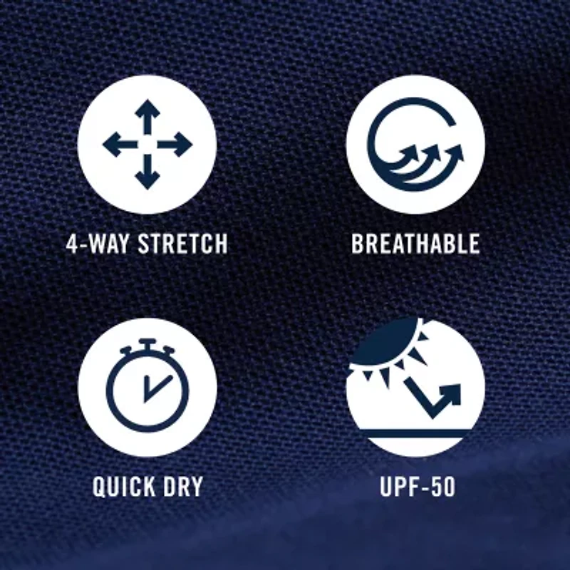 IZOD Swingflex Elite Mens Regular Fit Short Sleeve Polo Shirt