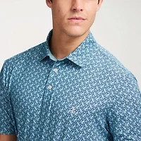 IZOD Swingflex Elite Mens Regular Fit Short Sleeve Polo Shirt