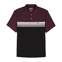 IZOD Advantage Performance Colorblock Mens Classic Fit Short Sleeve Polo Shirt