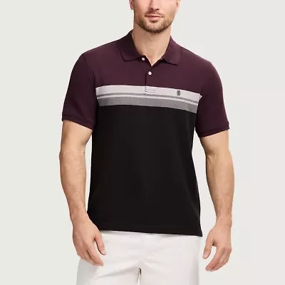 IZOD Advantage Performance Colorblock Mens Classic Fit Short Sleeve Polo Shirt