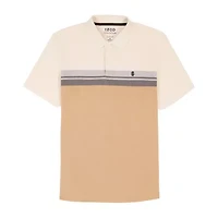 IZOD Advantage Performance Colorblock Mens Classic Fit Short Sleeve Polo Shirt