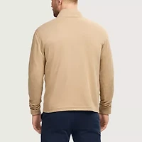 IZOD Luxury Sport Textured Mens Long Sleeve Quarter-Zip Pullover