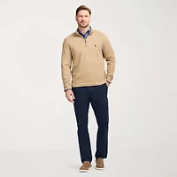 IZOD Luxury Sport Textured Mens Long Sleeve Quarter-Zip Pullover