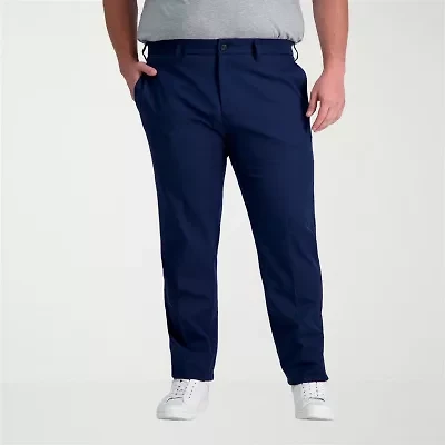 Haggar Cool Right Performance Flex Mens Straight Fit Big and Tall Flat Front Pant