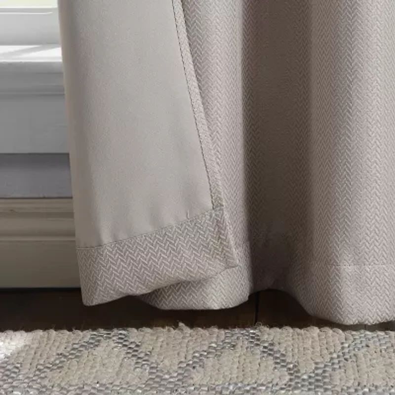 Copley Grommet Top Blackout Set of 2 Curtain Panel