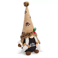 North Pole Trading Co. 12in Dog Mom Christmas Gnome
