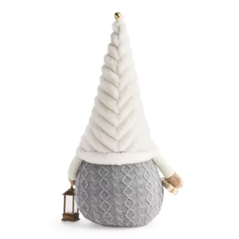 North Pole Trading Co. 27in Led Lantern Christmas Gnome