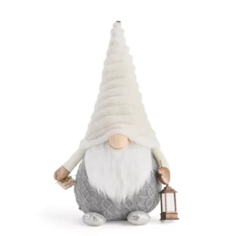 North Pole Trading Co. 27in Led Lantern Christmas Gnome