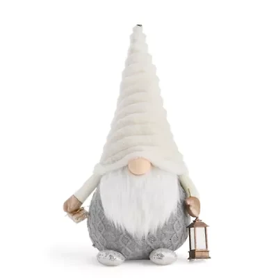 North Pole Trading Co. 27in Led Lantern Christmas Gnome