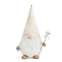 North Pole Trading Co. 27in Staff Christmas Gnome
