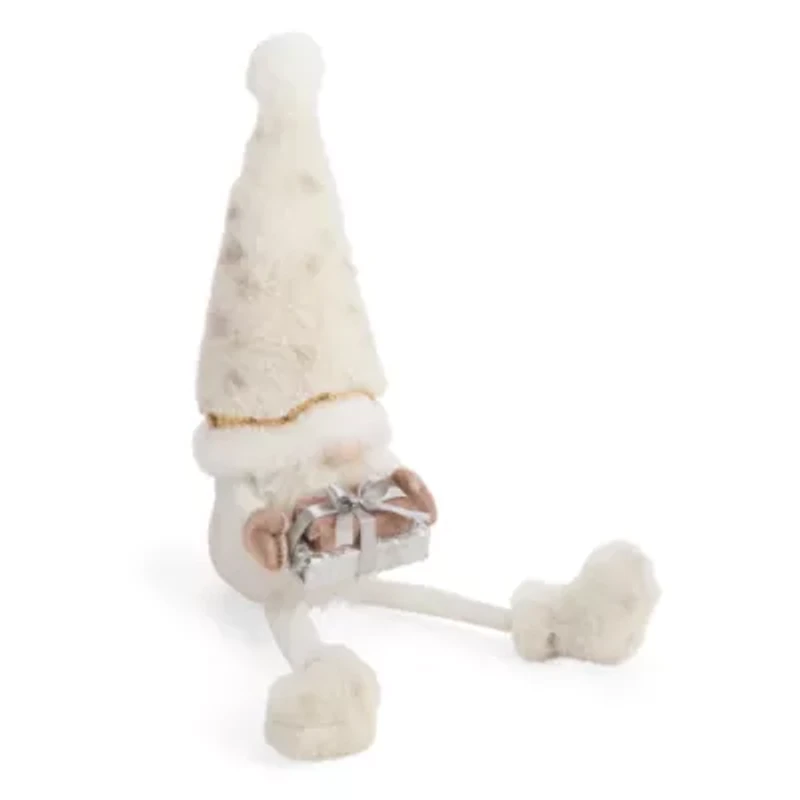 North Pole Trading Co. Small Sitter Giftbox Christmas Gnome