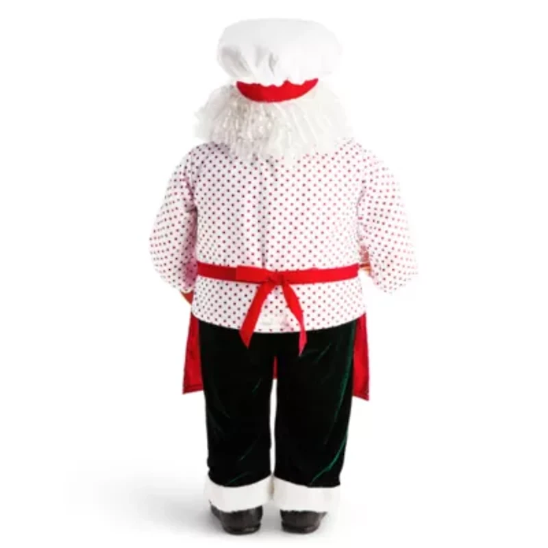 North Pole Trading Co. 36in Baker Christmas Santa Figurine