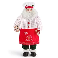 North Pole Trading Co. 36in Baker Christmas Santa Figurine