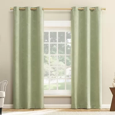 Nicola Grommet Top Light-Filtering Set of 2 Curtain Panel