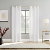 Jaida Grommet Top Light-Filtering Set of 2 Curtain Panel