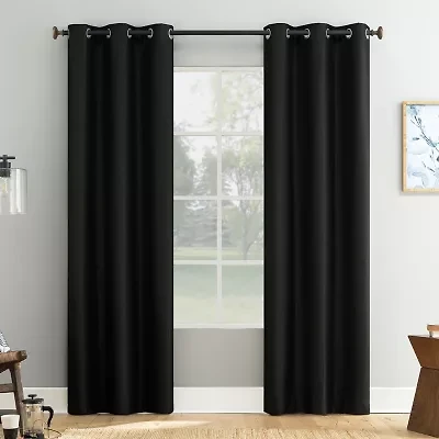 Bayline Grommet Top Blackout Set of 2 Curtain Panel