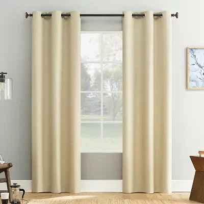 Bayline Grommet Top Blackout Set of 2 Curtain Panel