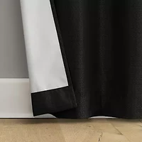 Bayline Grommet Top Blackout Set of 2 Curtain Panel